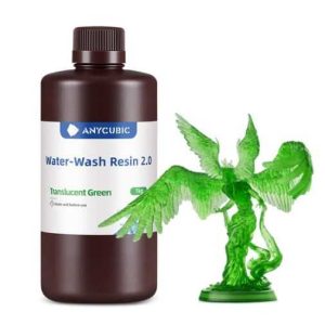 S3DA-045-Anycubic Water-Wash Resin 2.0-Translucent Green