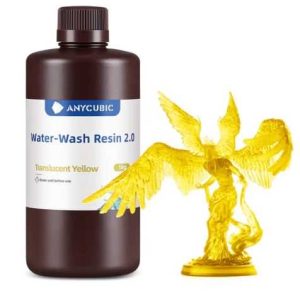 S3DA-047-Anycubic Water-Wash Resin 2.0-Translucent Yellow