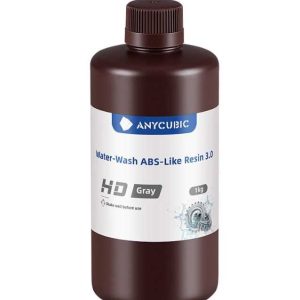 S3DA-055-Anycubic Water-Wash ABS-Like Resin 3.0-HD Grey