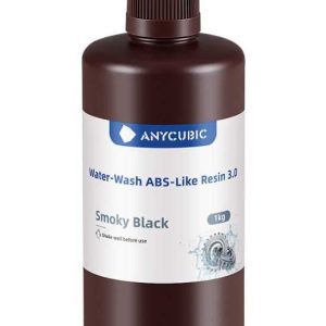 S3DA-060-Anycubic Water-Wash ABS-Like Resin 3.0-Smoky Black